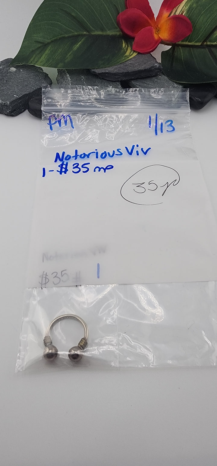 Custom sterling silver items - PM SHOW RESERVED FOR: NotoriousVIV ( Vivian ) - 1/13/2026 tiktok Live Show - 1 Sterling Silver Items