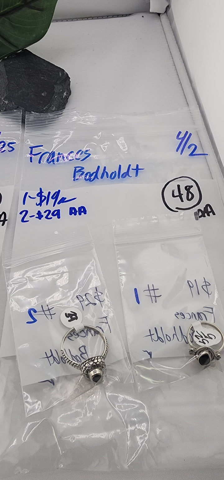 RESERVED FOR: Frances Bodholdt - 4/2/2025 Tiktok Live Show - 2 Sterling Silver Items