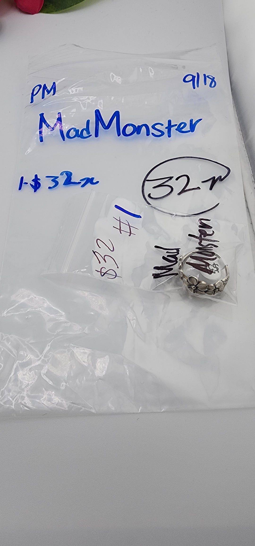 PM SHOW 48HR - RESERVED FOR: MadMonster - 9/18/2025 FL tiktok Live Show - 1 Sterling Silver Items