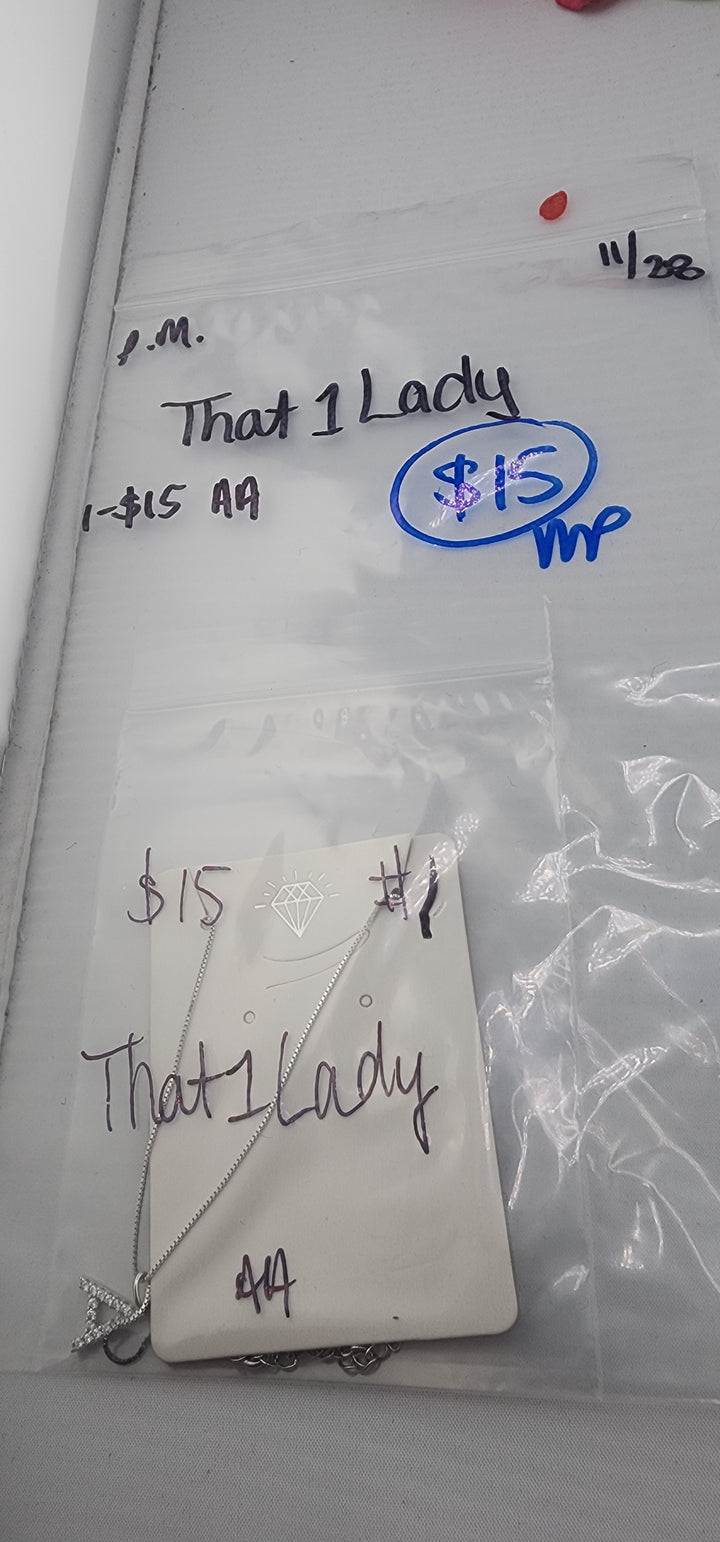 PM SHOW 48HR - RESERVED FOR: That1Lady - 11/28/2025 tiktok Live Show - Sterling Silver Items