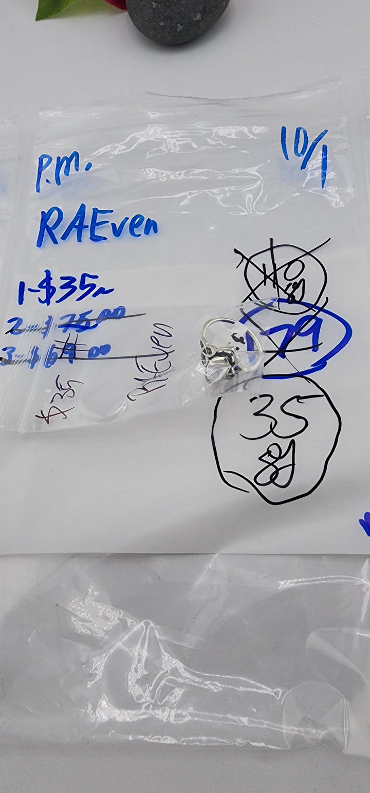 PM SHOW 48HR - RESERVED FOR: RAEven - 10/1/2025 FL tiktok Live Show - 2 Sterling Silver Items