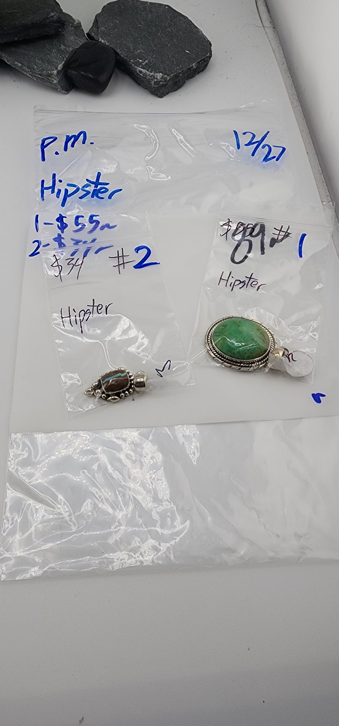 PM SHOW 48HR - RESERVED FOR: Hipster - 12/27/2025 tiktok Live Show - 2 Sterling Silver Items