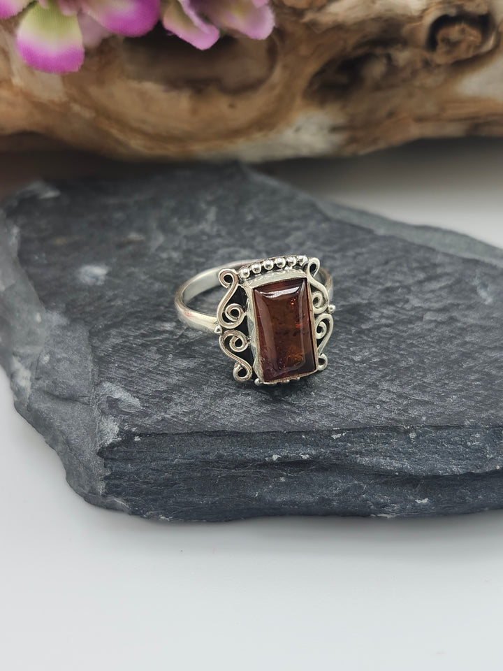 Baltic Amber Gemstone Ring