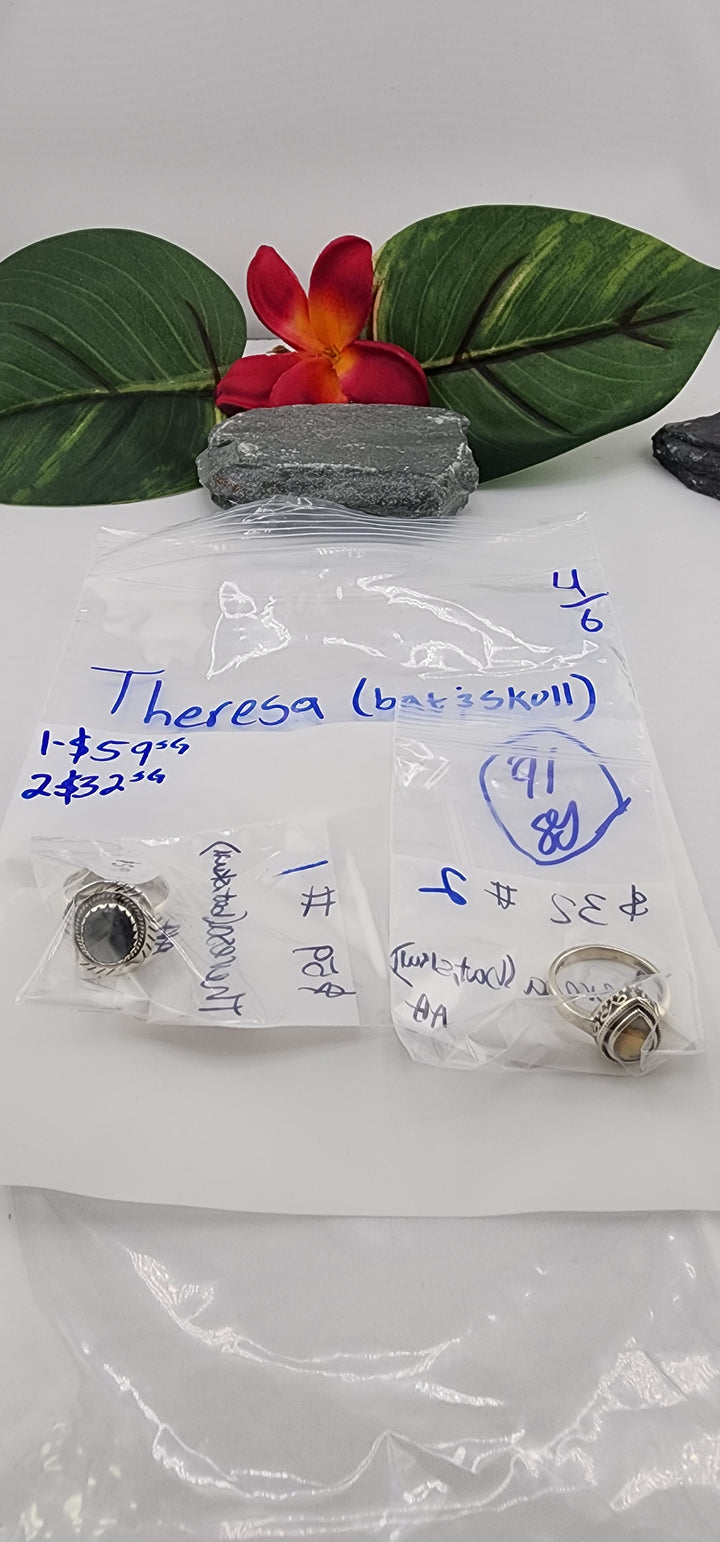 RESERVED FOR: Theresa🦇💀 -4/6/2025 tiktok Live Show - 2 Sterling Silver Items