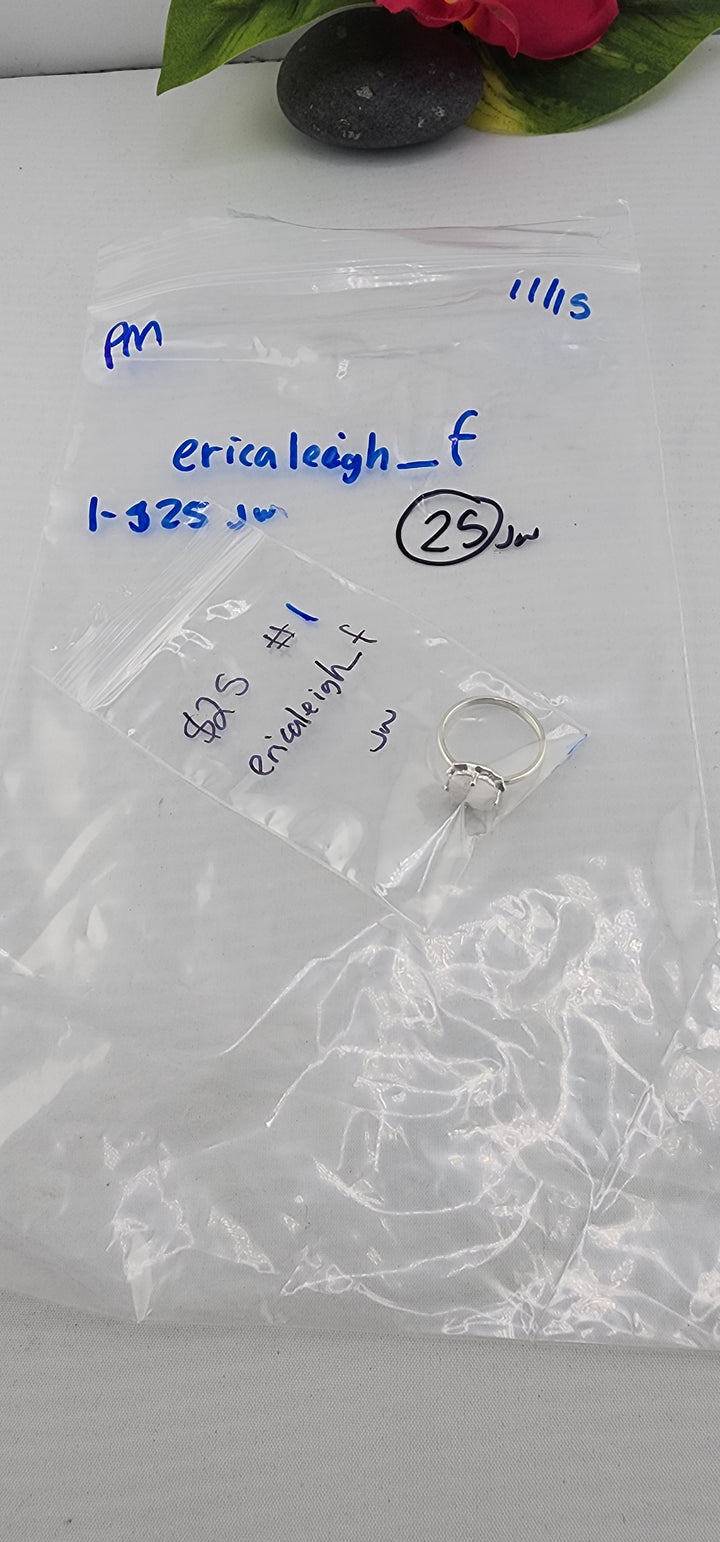 PM SHOW 48HR - RESERVED FOR:  ericaleigh__f- 11/15/2025 tiktok Live Show -1  Sterling Silver Items