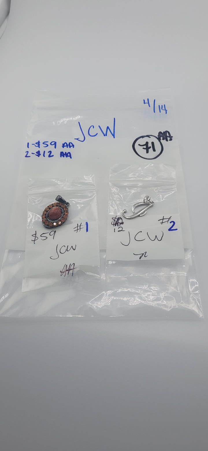 RESERVED FOR: JCW - 4/14/2025 tiktok Live Show - 2 Sterling Silver Items