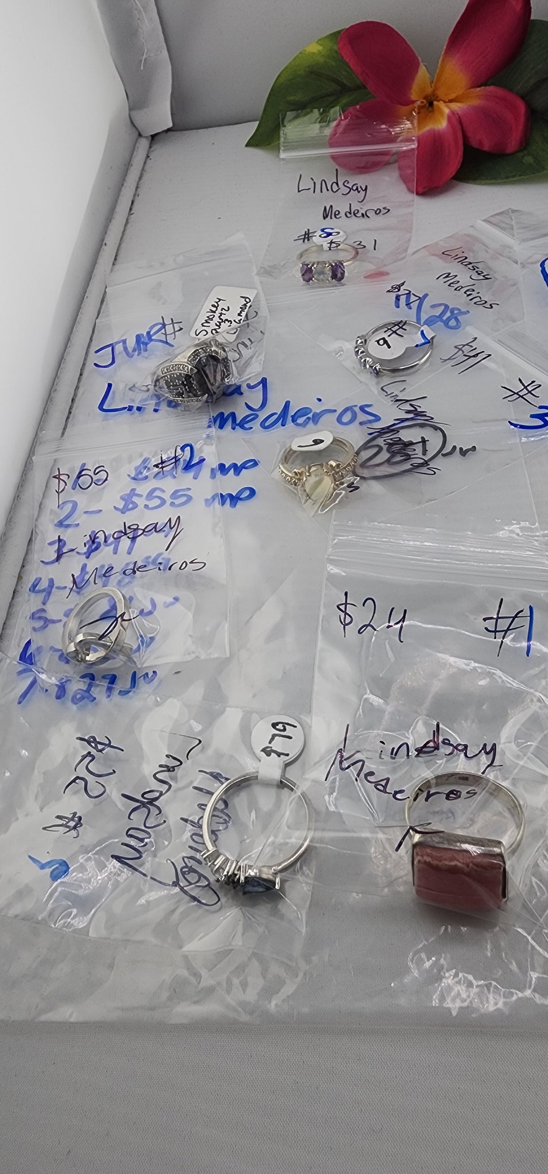 BF PM SHOW 48HR - RESERVED FOR: Lindsay Medeiros - 11/28/2025 tiktok Live Show - 7 Sterling Silver Items