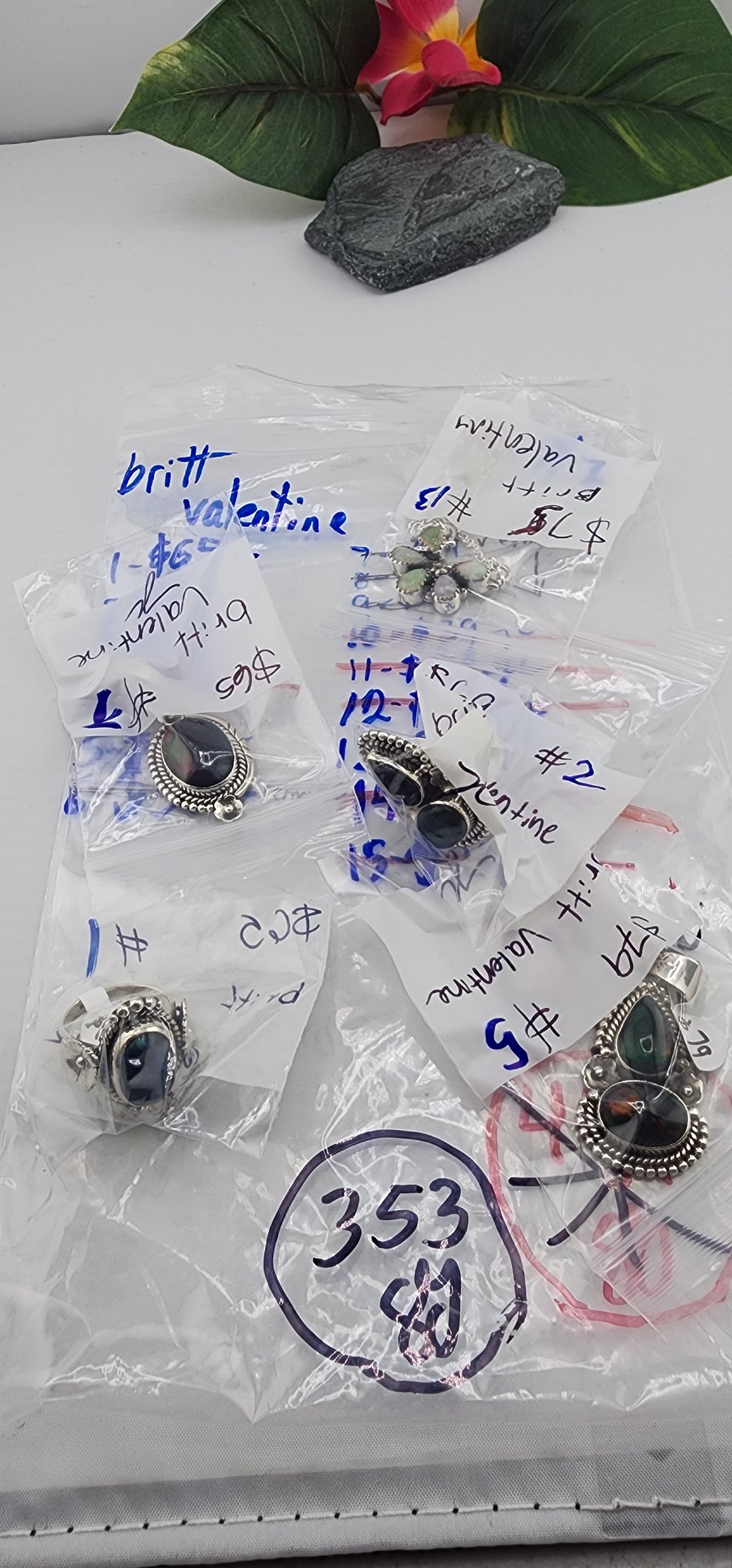 48HR - RESERVED FOR: britt valentine - 7/3/2025 FL tiktok Live Show - 5 Sterling Silver Items