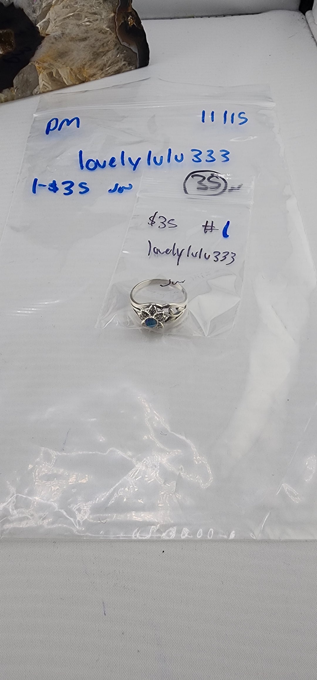 PM SHOW 48HR - RESERVED FOR:  lovelylulu333- 11/15/2025 tiktok Live Show - 1 Sterling Silver Items