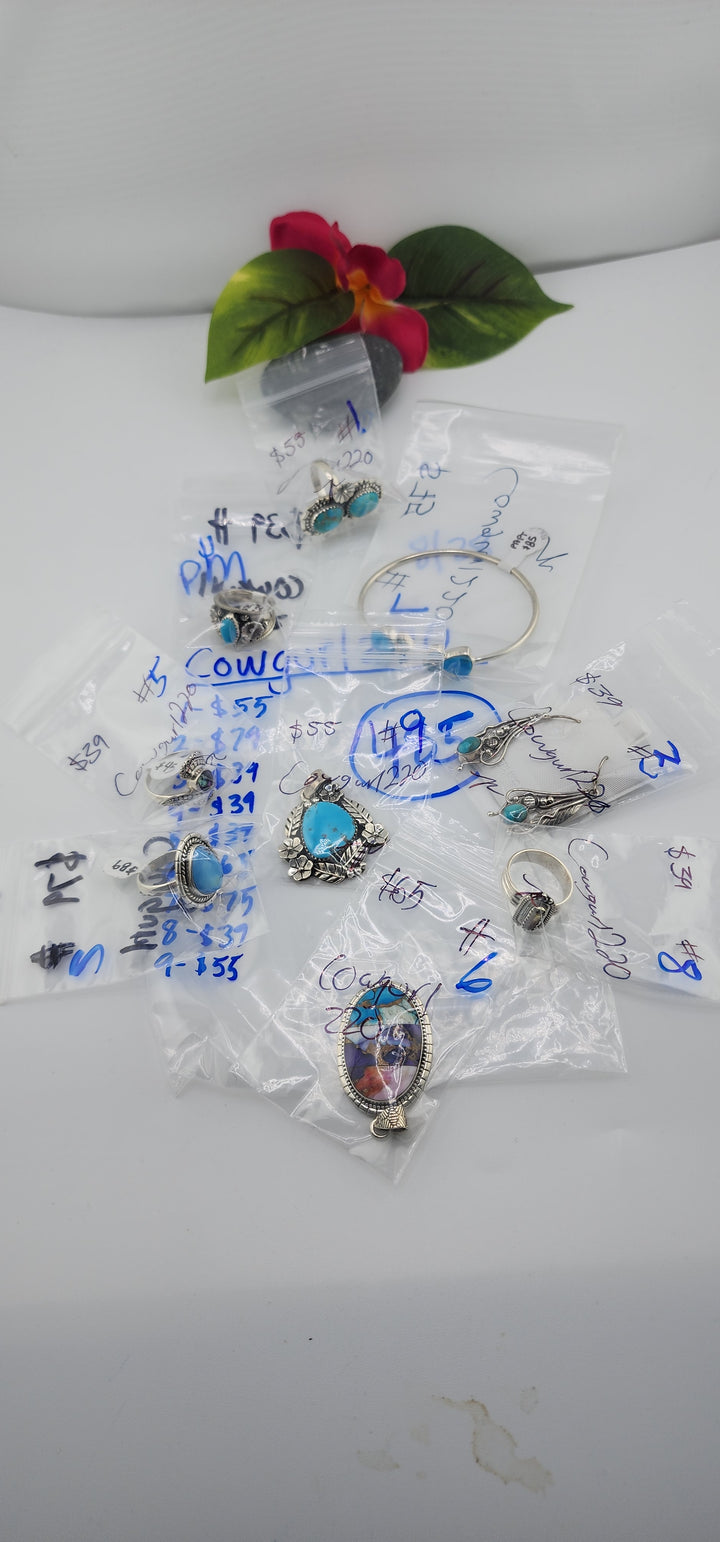 PM SHOW 48HR - RESERVED FOR: Cowgurl220 - 8/28/2025 FL tiktok Live Show - 9 Sterling Silver Items