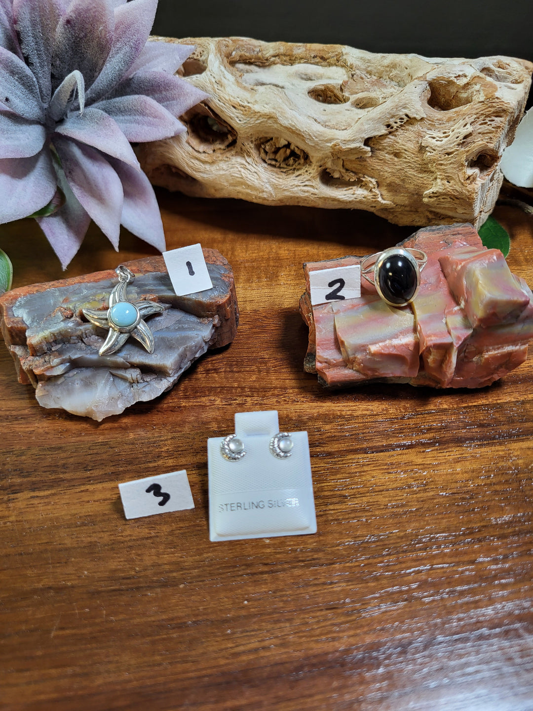 RESERVED FOR: Jessie M 7/28/24- 3 Sterling Silver Items