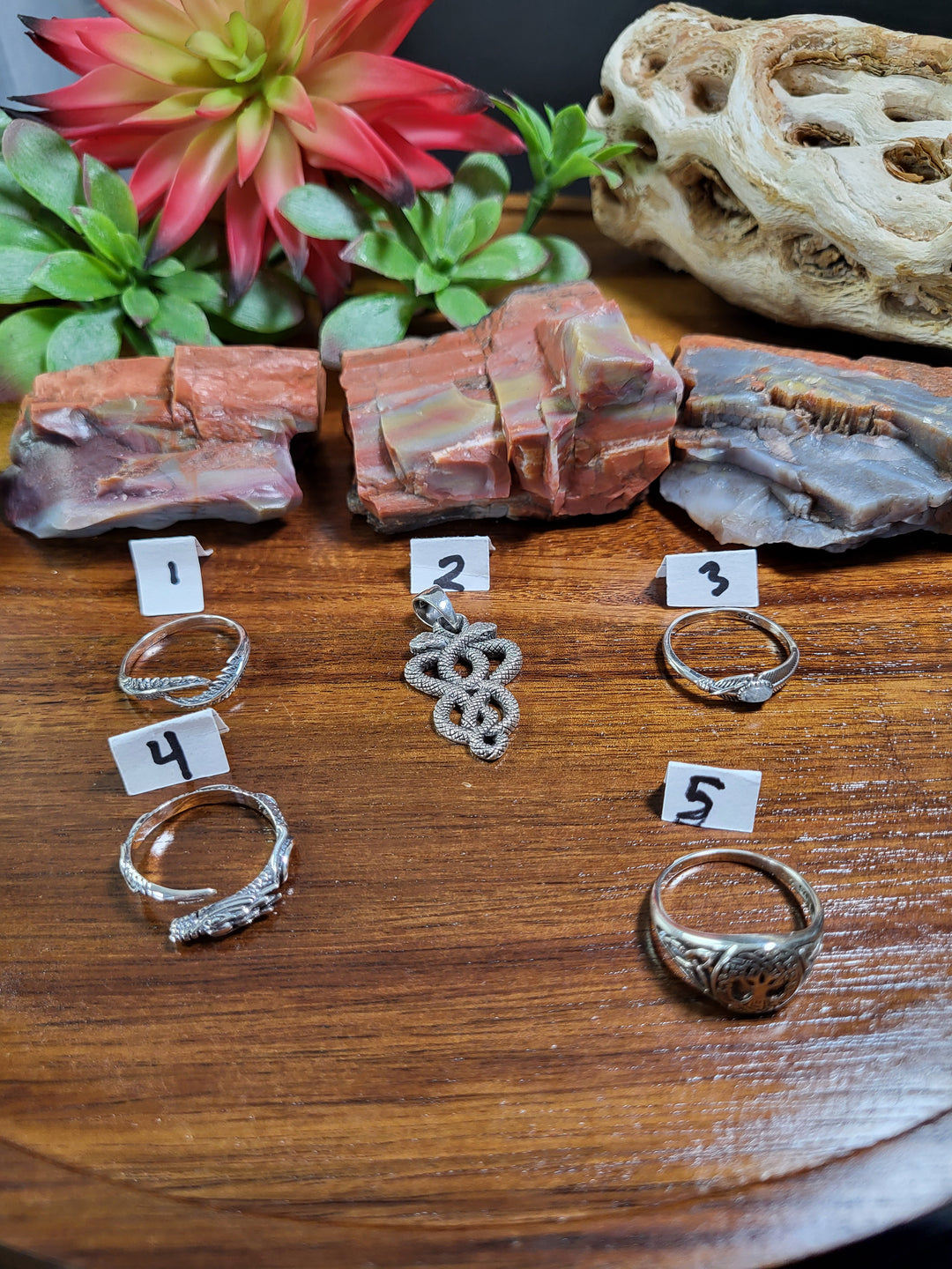 RESERVED FOR: Jacquie D 7/25/24- 5 Sterling Silver Items