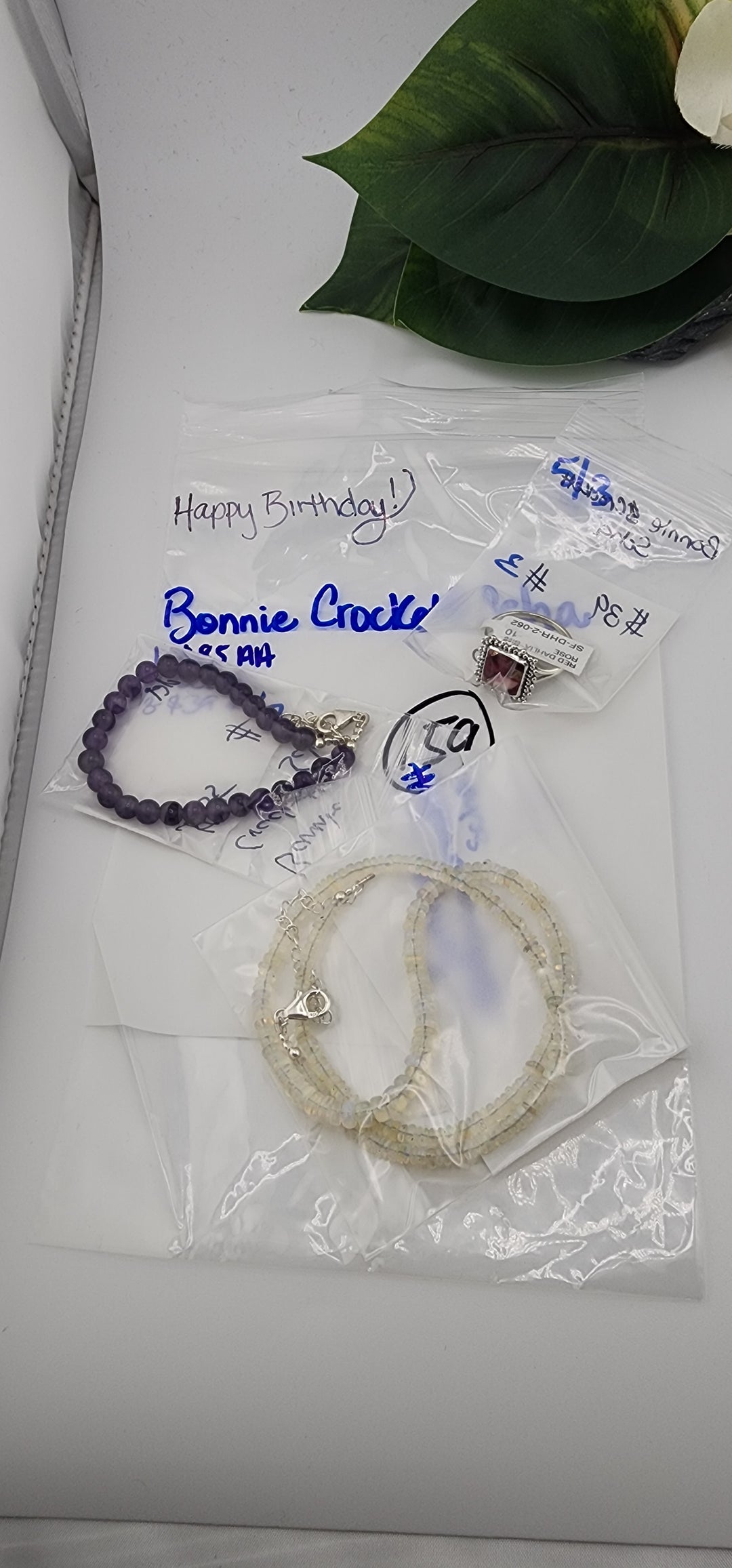 RESERVED FOR: Bonnie Crockett Scha  - 5/3/2025 tiktok Live Show -3  Sterling Silver Items