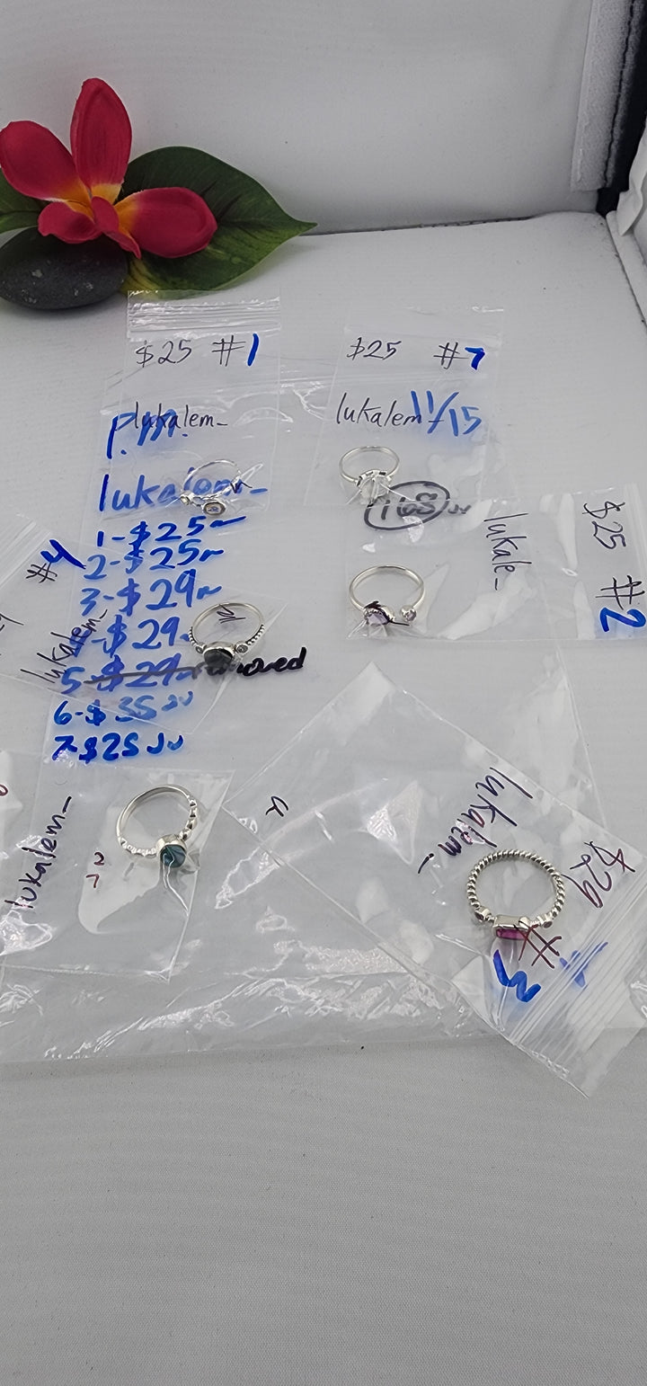 PM SHOW 48HR - RESERVED FOR: lukalem_ - 11/15/2025 tiktok Live Show - 6 Sterling Silver Items