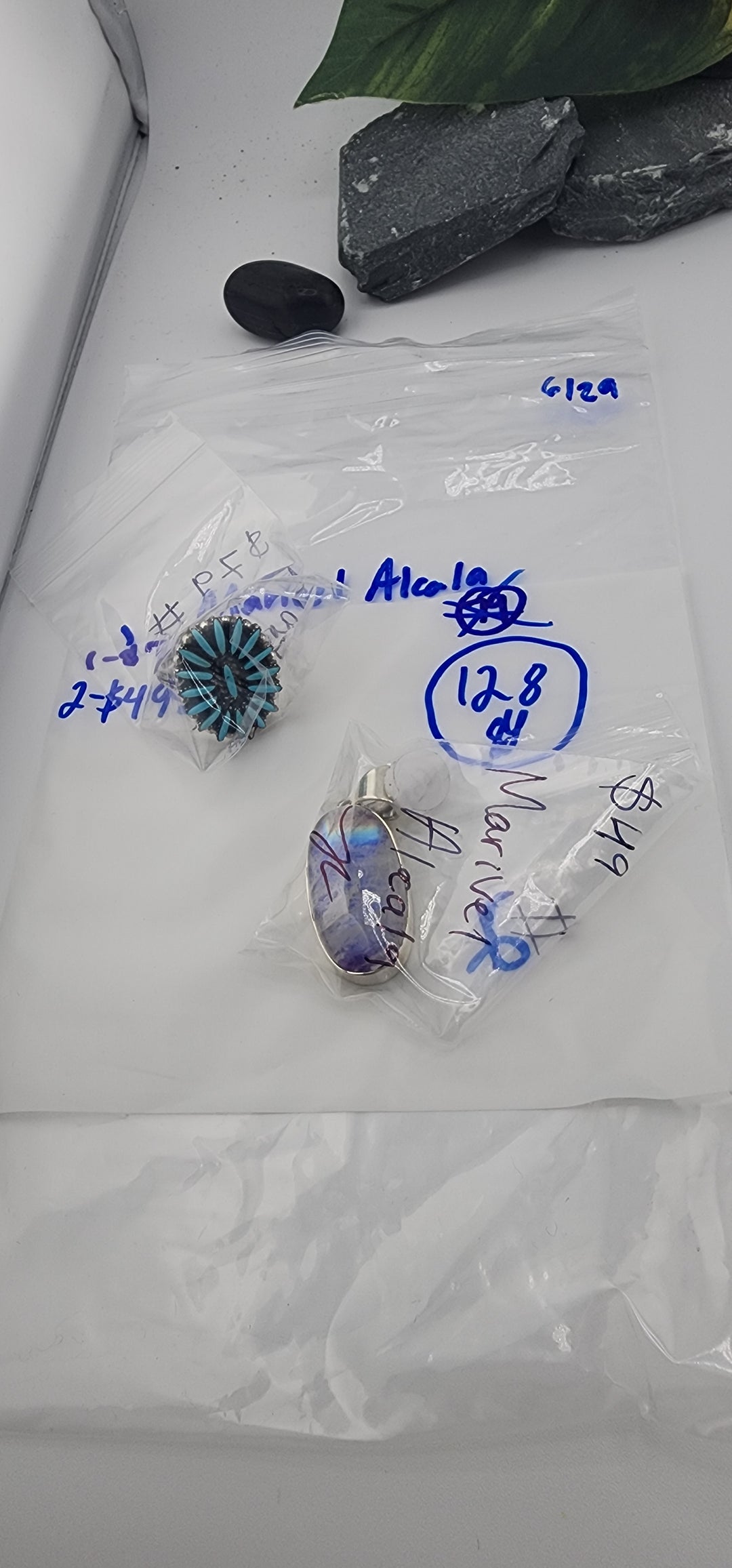 RESERVED FOR:  Marivel Alcala- 6/29/2025 tiktok Reservation Live Show -2 Sterling Silver Items