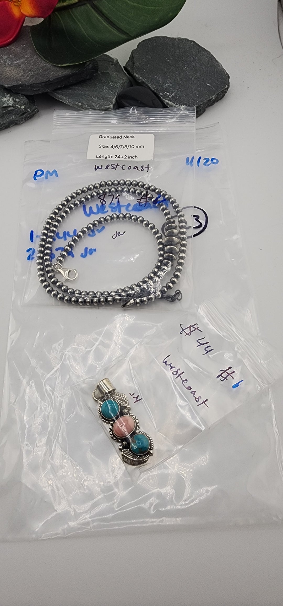 PM SHOW 48HR - RESERVED FOR:  westcoast- 11/20/2025 tiktok Live Show - 2 Sterling Silver Items