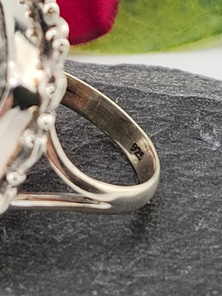 Stingray Coral Ring Size 6