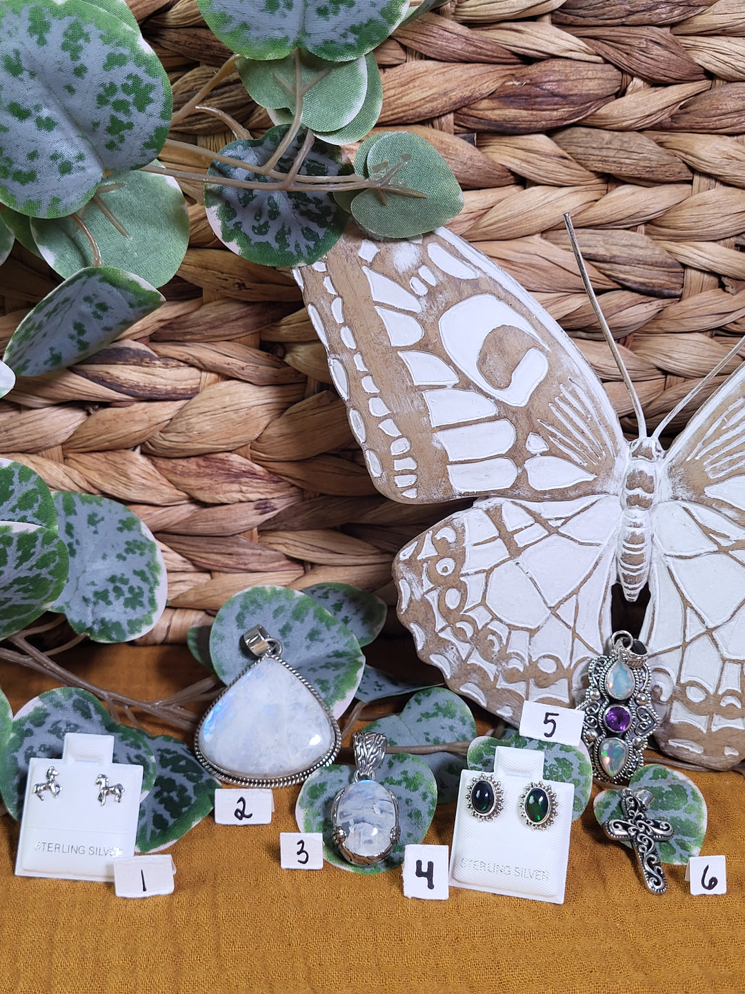 RESERVED FOR: Andrea W 8/24/24- 6 Sterling Silver Items