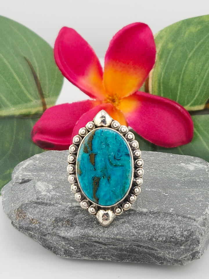 Opalized Wood Ring Size 10