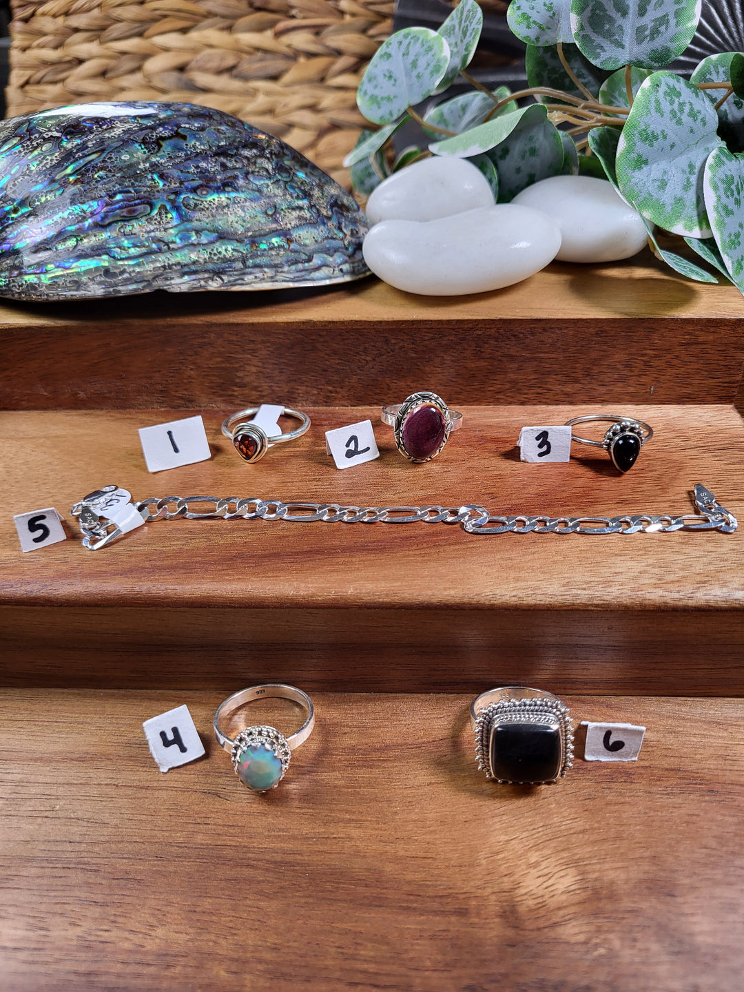 RESERVED FOR: just em-9/4/2024 -6 Sterling Silver Items