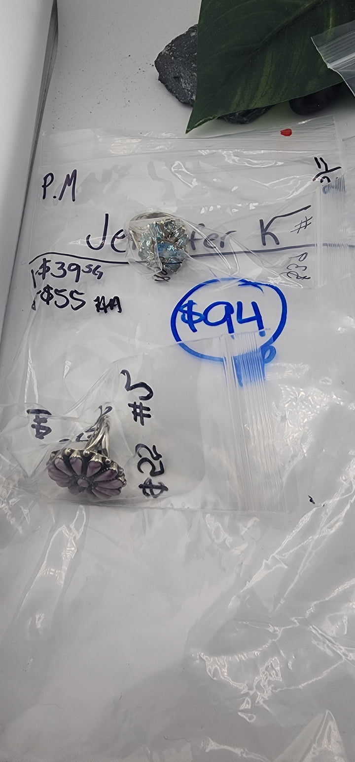 PM SHOW 48HR - RESERVED FOR: Jennifer K - 11/28/2025 tiktok Live Show - 2 Sterling Silver Items
