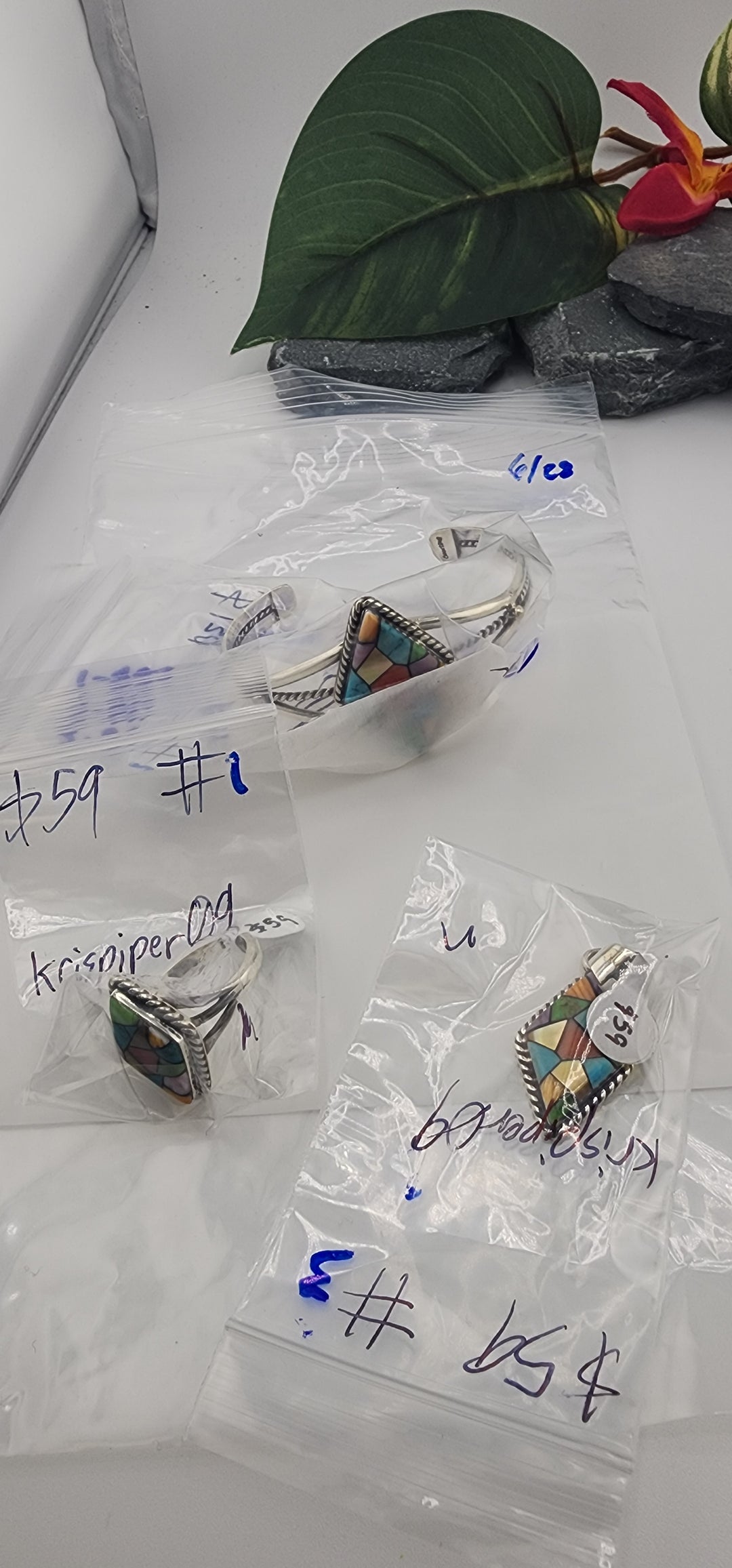 48HR - RESERVED FOR:  Krispiper09- 6/28/2025 FL tiktok Live Show -3  Sterling Silver Items