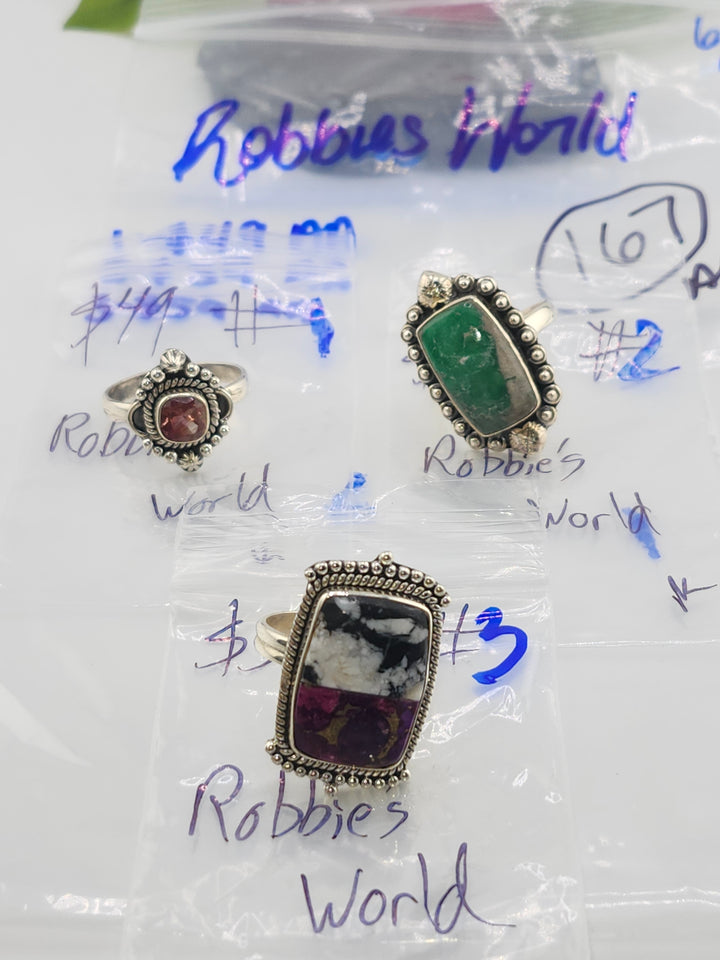 RESERVED FOR: Robbie's World - 6/4/2025 tiktok Live Show - 3 Sterling Silver Items