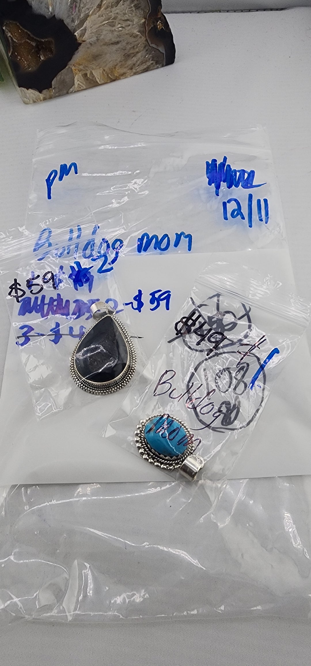 PM SHOW 48HR - RESERVED FOR: Bulldogmom - 12/11/2025 tiktok Live Show - 2 Sterling Silver Items