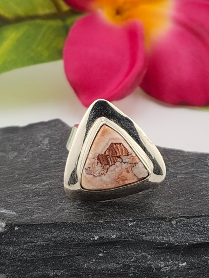 Mexican Jasper Ring Size 6.25