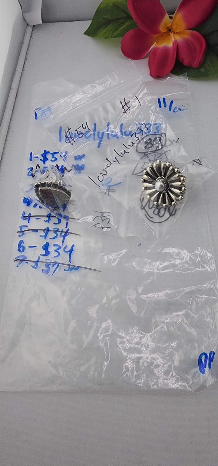 PM SHOW 48HR - RESERVED FOR:  lovelylulu333- 11/20/2025 tiktok Live Show - 2 Sterling Silver Items