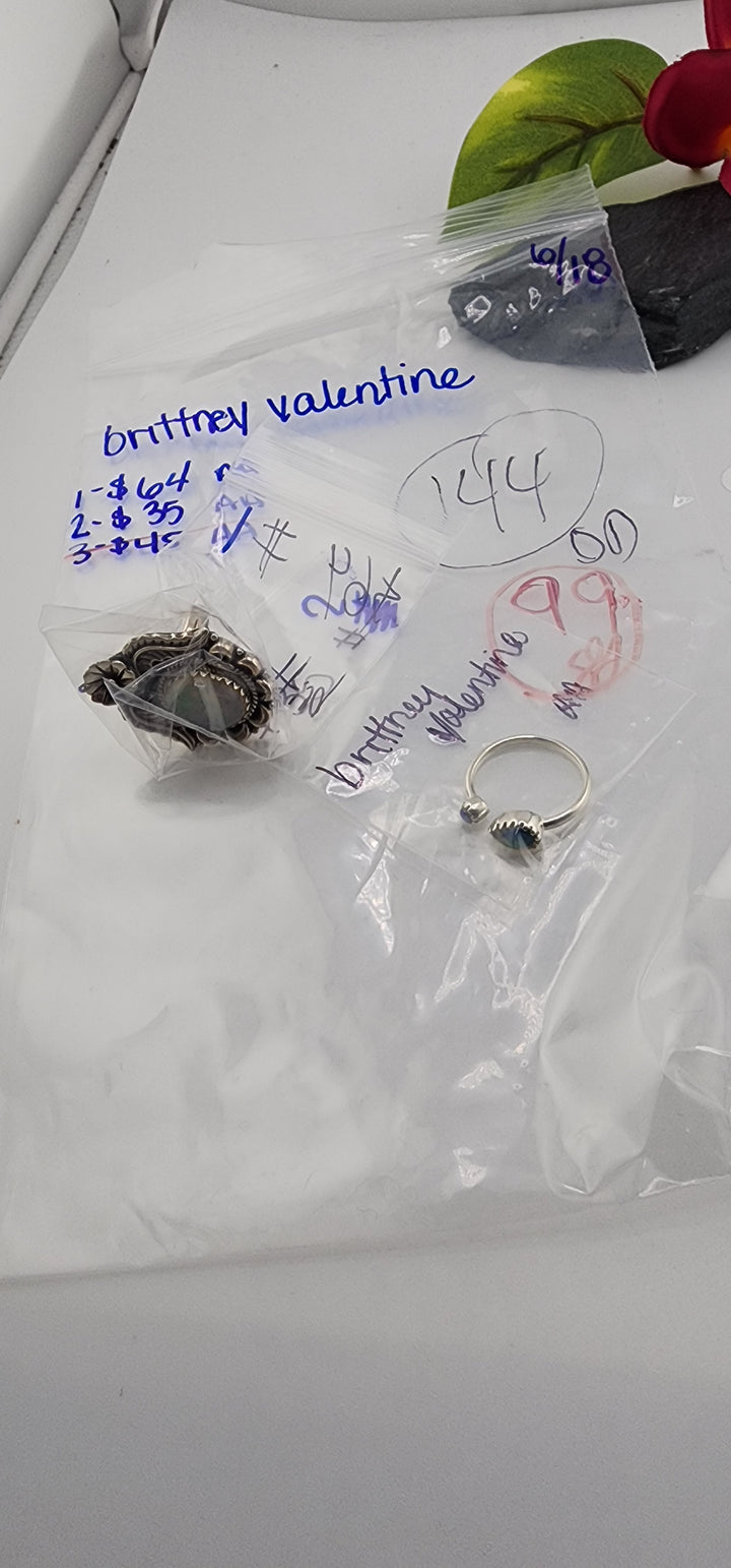RESERVED FOR: brittney valentine - 6/18/2025 tiktok Reservation Live Show - 2 Sterling Silver Items