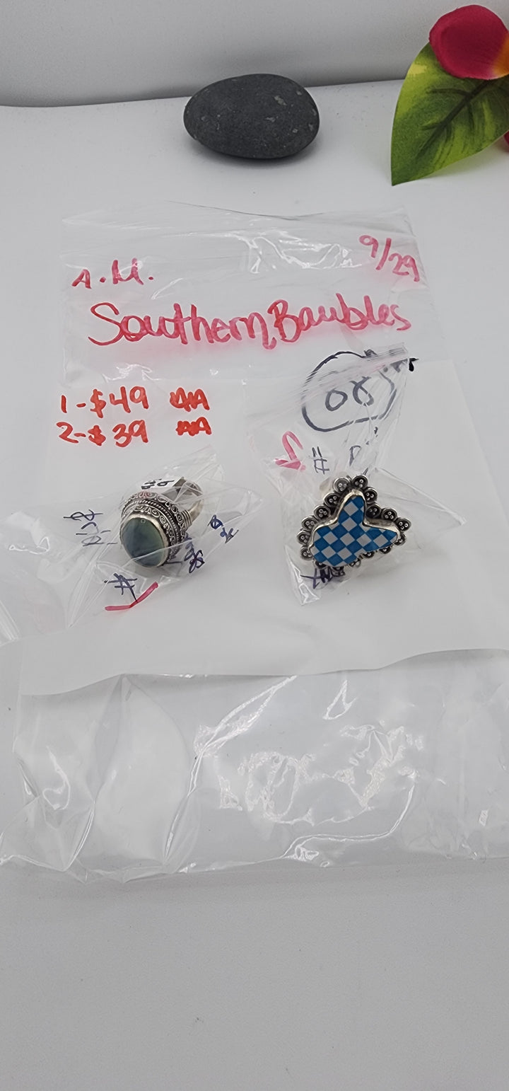 AM SHOW 48HR RESERVED FOR: Southern Baubles- 9/29/2025 FL tiktok Live Show -  2 Sterling Silver Items