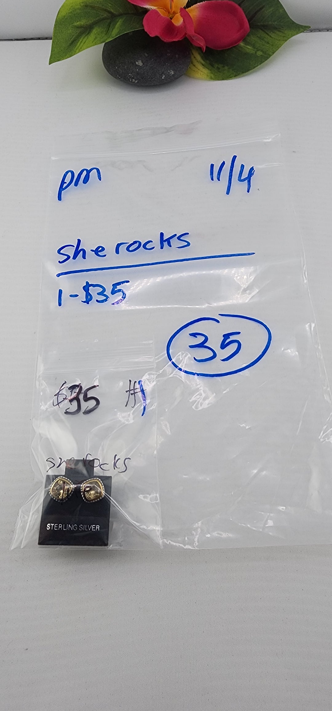 PM SHOW 48HR - RESERVED FOR: Sherocks - 11/14/2025 tiktok Live Show - 1 Sterling Silver Items