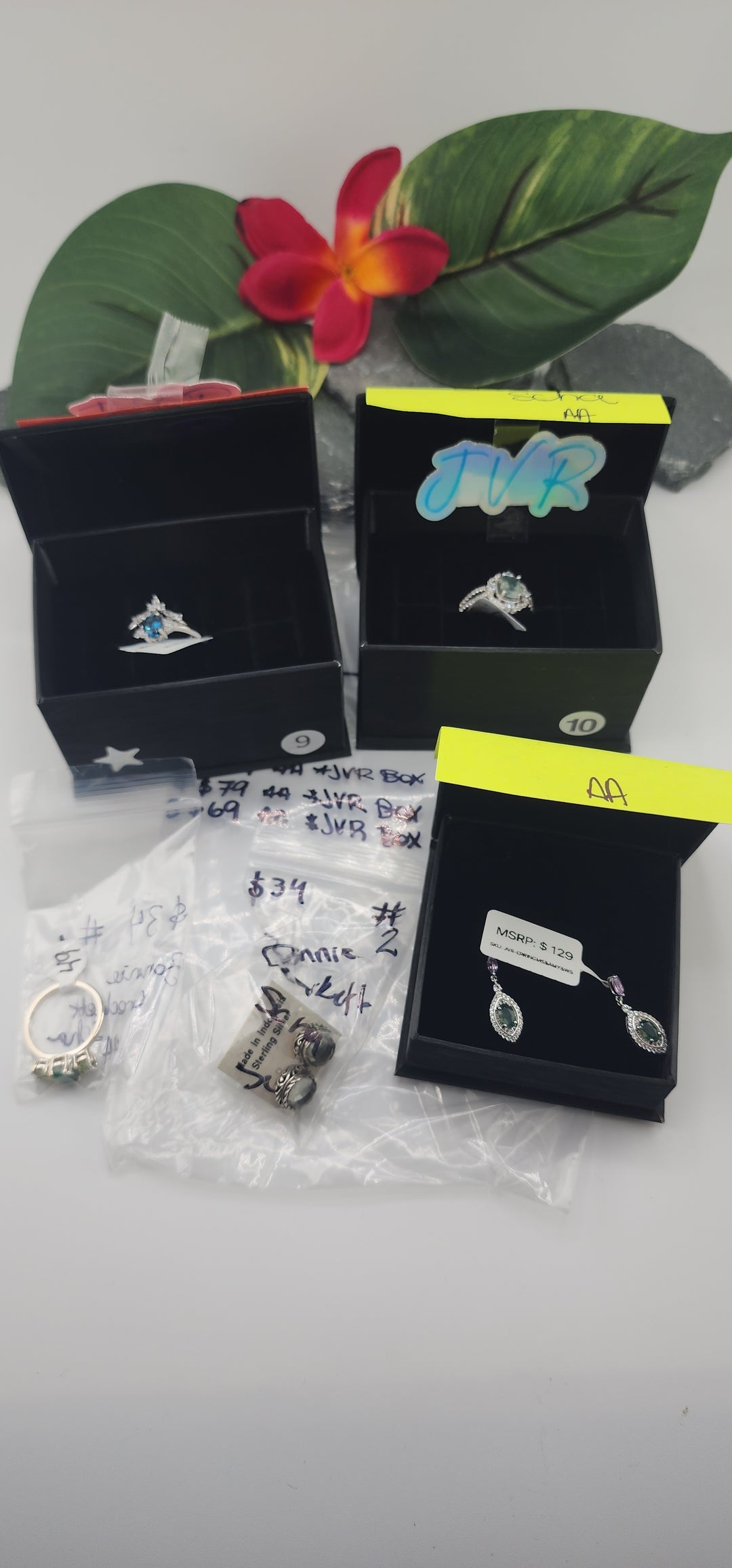PM SHOW 48HR - RESERVED FOR: Bonnie Crockett Scha - 11/28/2025 tiktok Live Show - 5 Sterling Silver Items