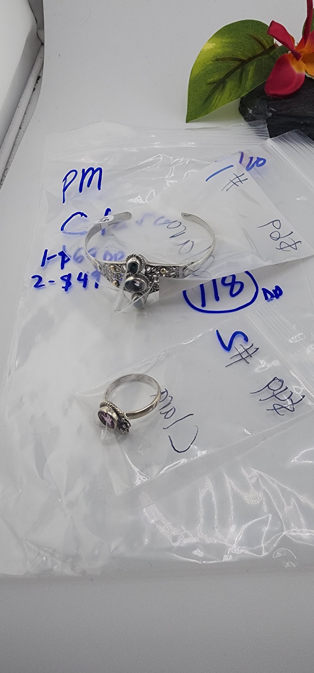 PM SHOW 48HR - RESERVED FOR: Clara  - 7/10/2025 FL tiktok Live Show - 2 Sterling Silver Items