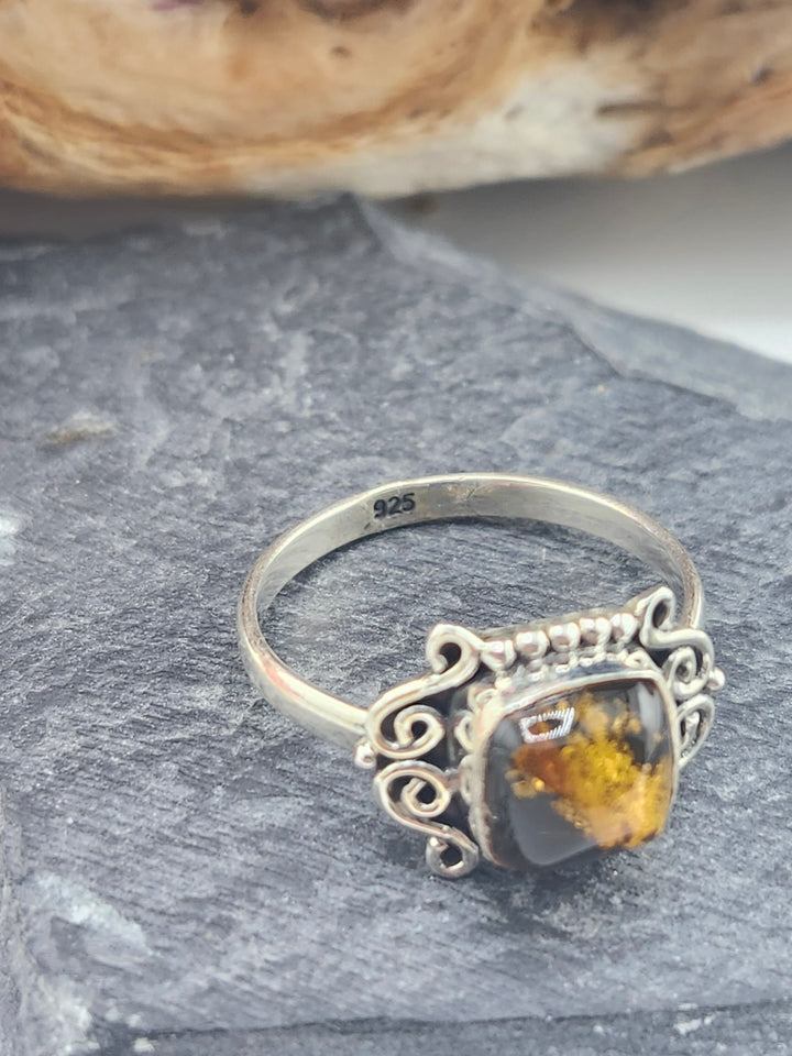 Baltic Amber Ring