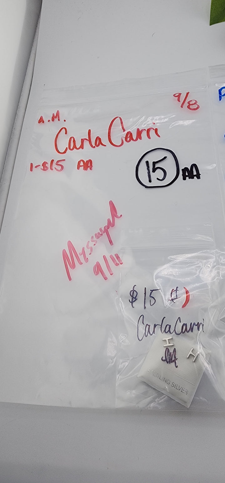 AM SHOW 48HR - RESERVED FOR: CarlaCarri - 9/8/2025 FL tiktok Live Show - 1 Sterling Silver Items