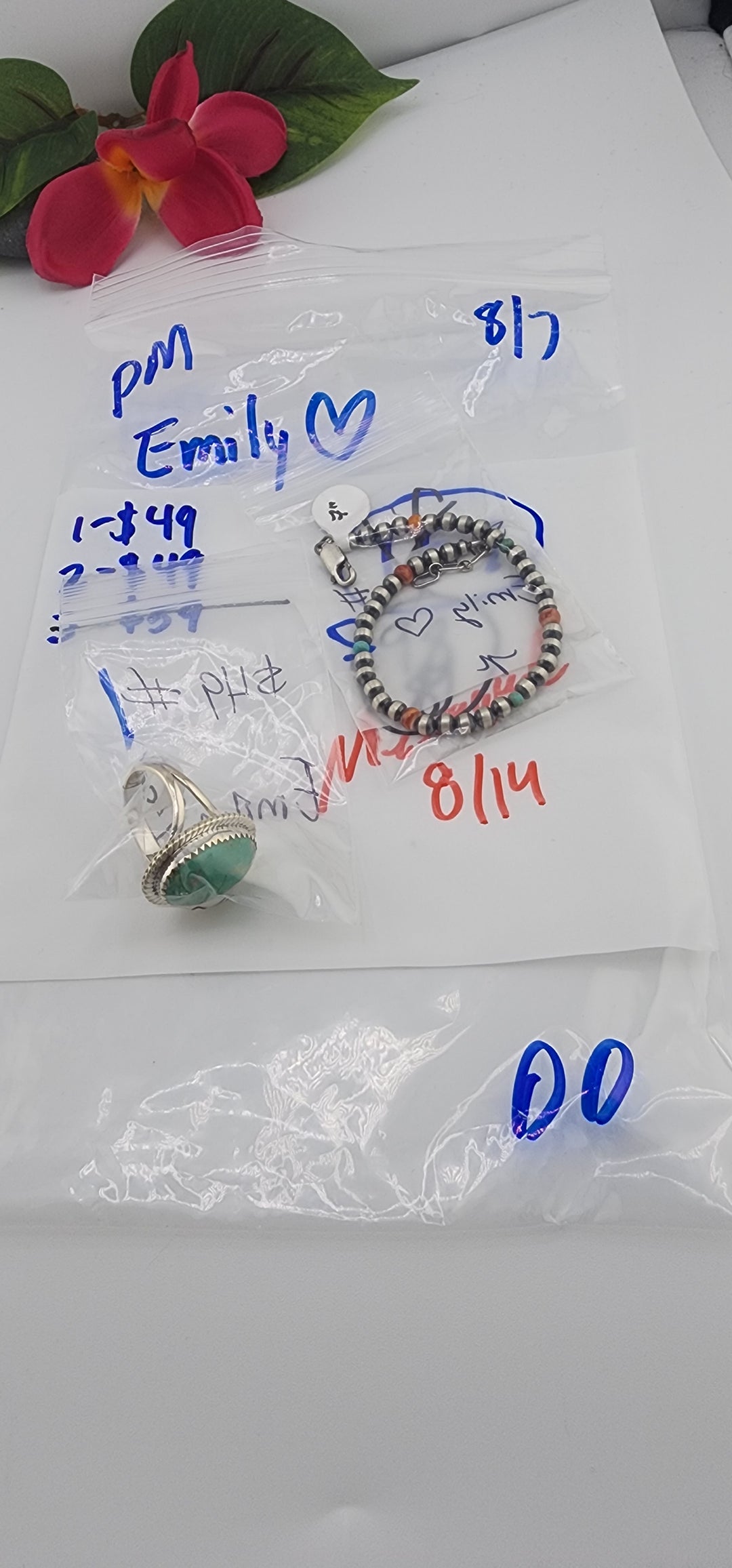 PM SHOW 48HR - RESERVED FOR: Emily❤️ - 8/7/2025 FL tiktok Live Show - 2 Sterling Silver Items