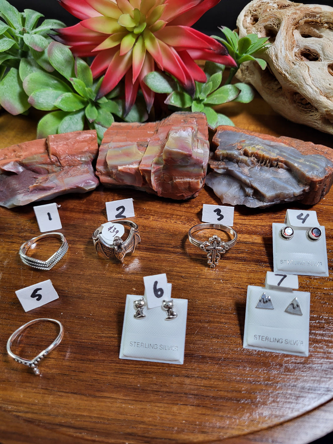 RESERVED FOR: Amanda Kay 7/25/24- 7 Sterling Silver Items