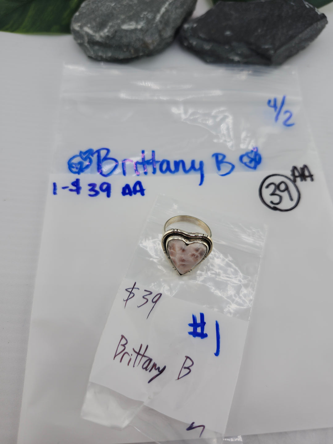 RESERVED FOR: 💞Brittany B💞 - 4/2/2025 Tiktok Live Show - 1 Sterling Silver Items