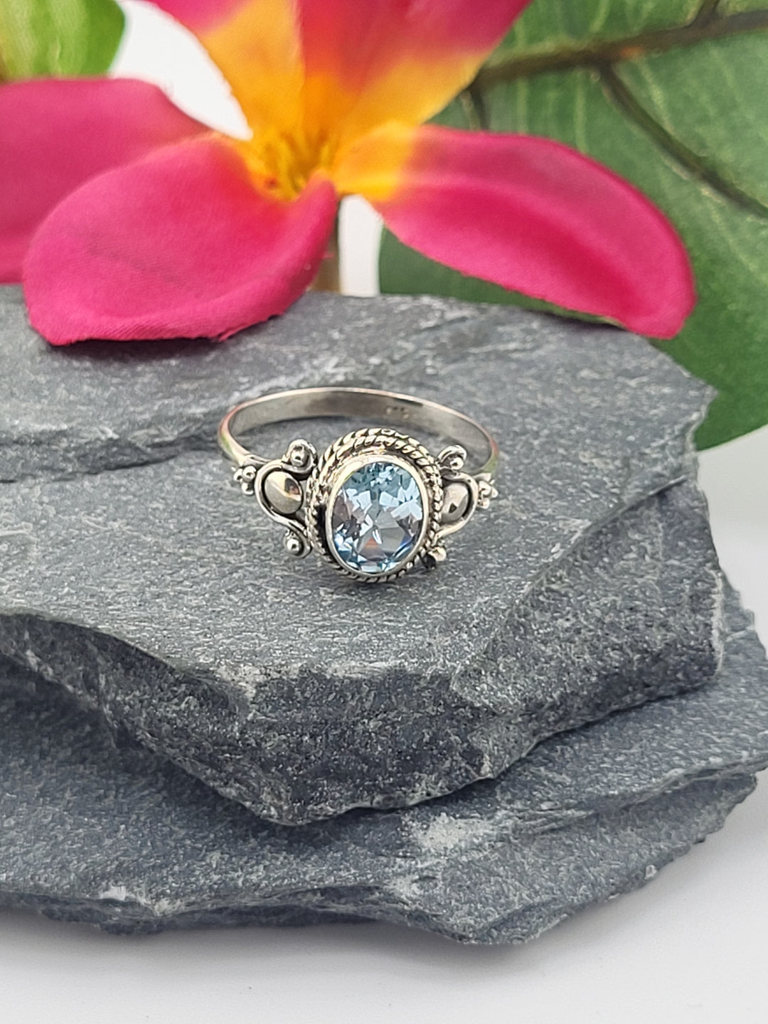 Blue Topaz Ring