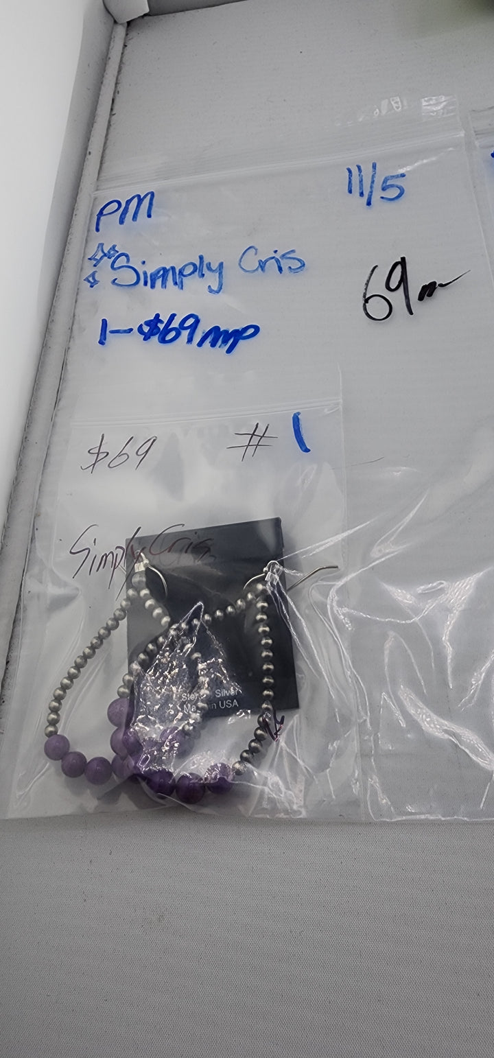 PM SHOW 48HR - RESERVED FOR: SimplyCris - 11/5/2025 tiktok Live Show - 1 Sterling Silver Items