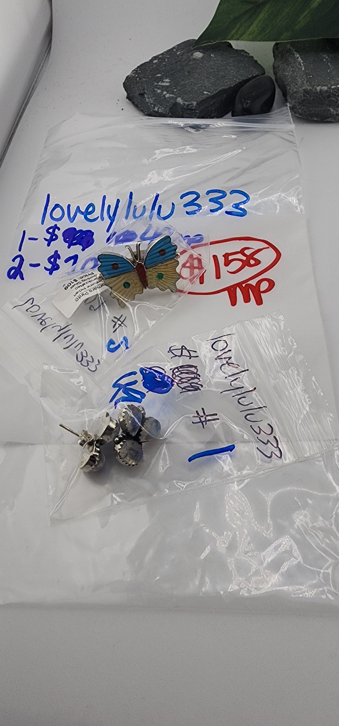 Custom sterling silver items - PM SHOW RESERVED FOR: lovelylulu333  - 1/13/2026 tiktok Live Show - 2 Sterling Silver Items