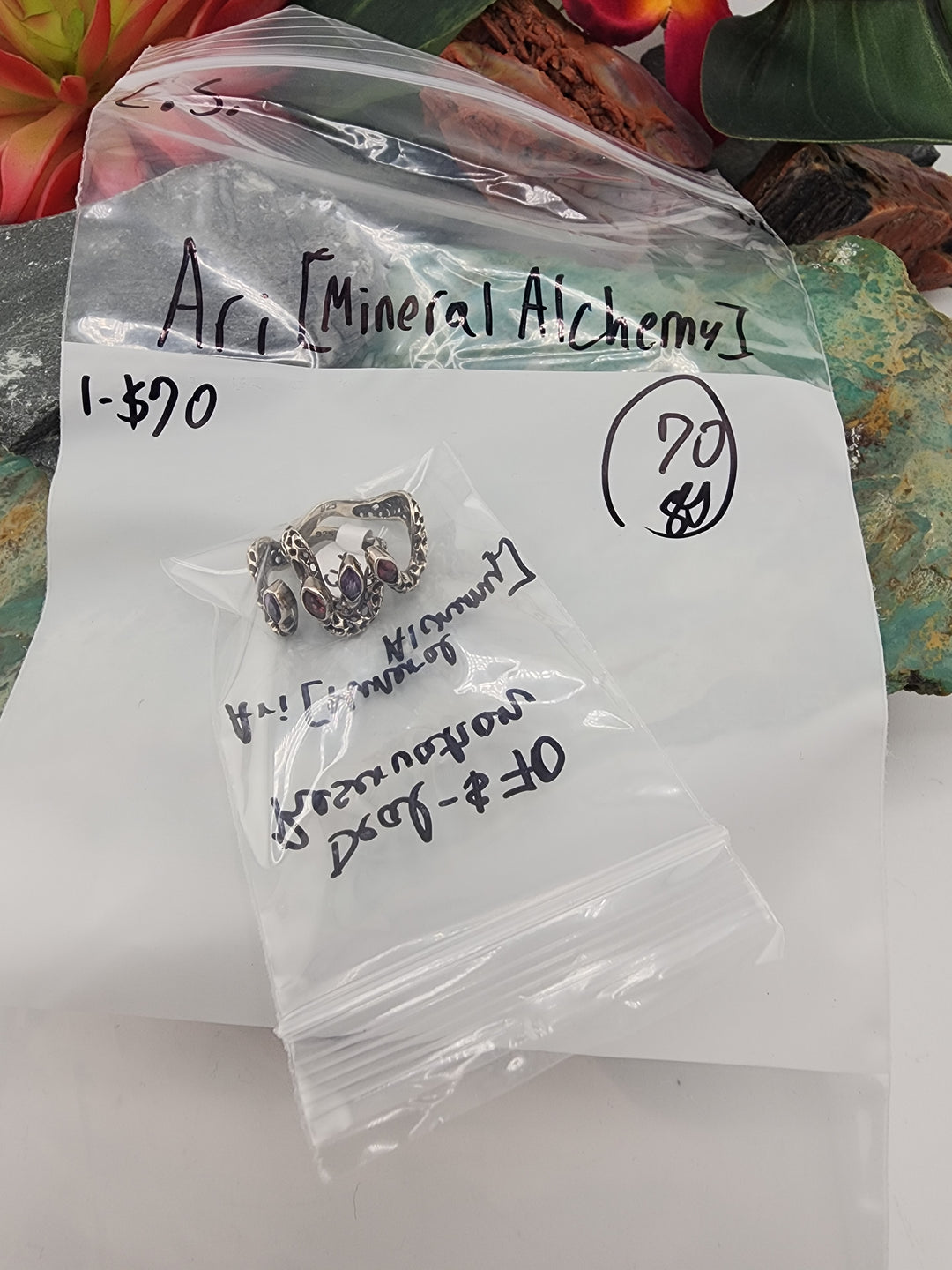 C.S. - RESERVED FOR: Ari [Mineral Alchemy] - 8/14/2026 - 1 Sterling Silver Items