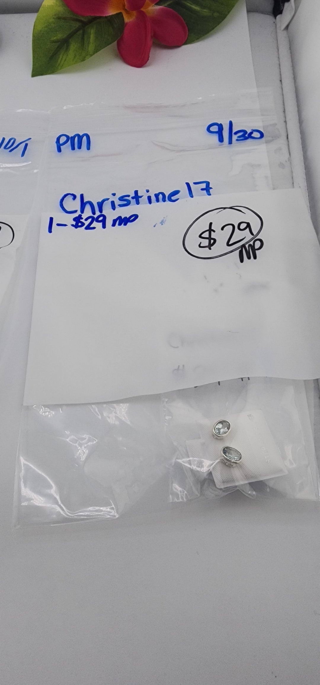PM SHOW 48HR - RESERVED FOR: Christine17 - 9/30/2025 FL tiktok Live Show - 1 Sterling Silver Items