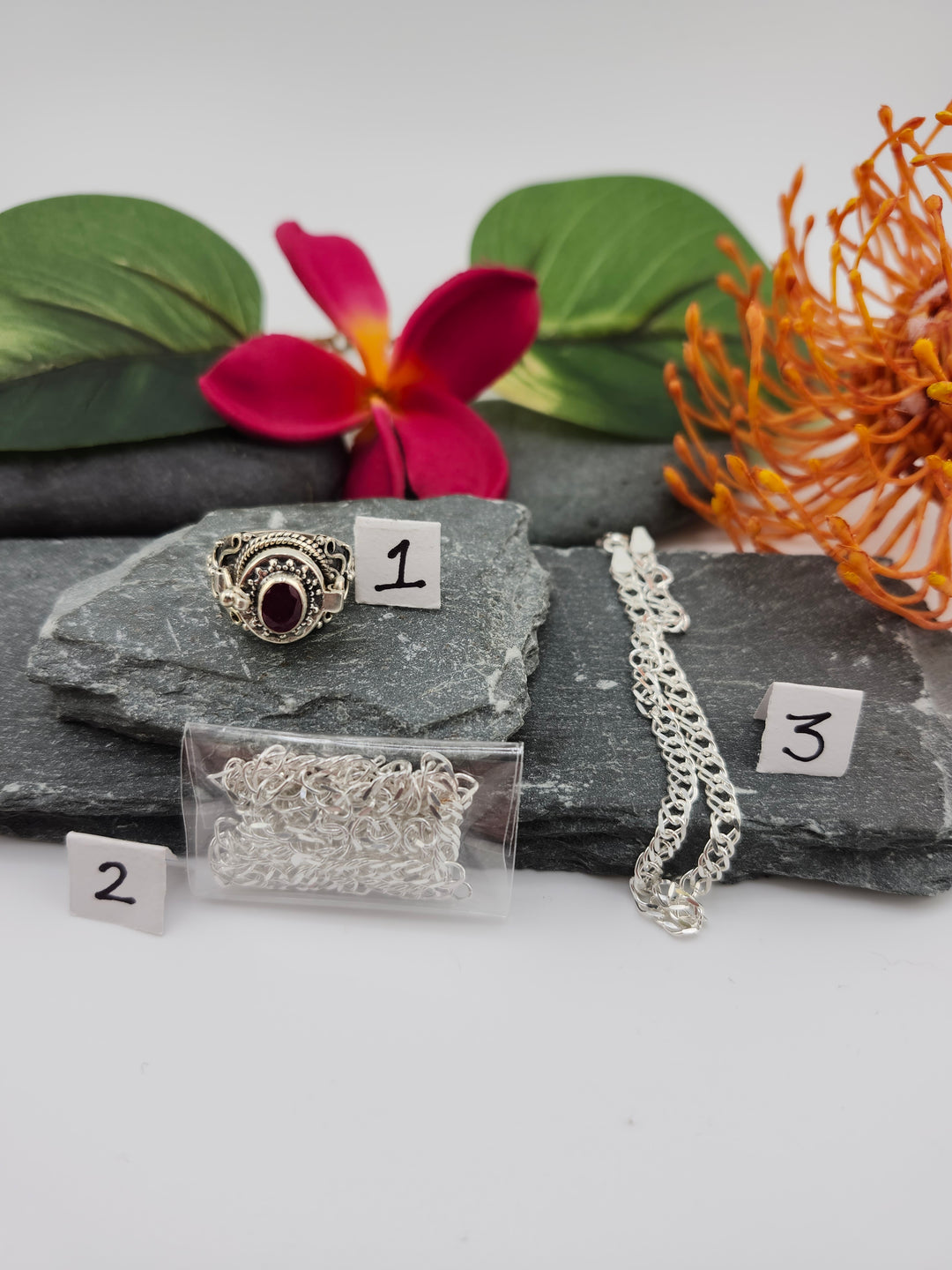 RESERVED FOR: Toni Trichel Hall  -11/27/2024 - 3 Sterling Silver Items