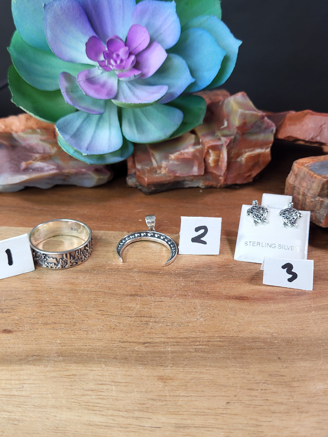 RESERVED FOR: glamnailsbygabby- 7/7/24-3 Sterling Silver Items