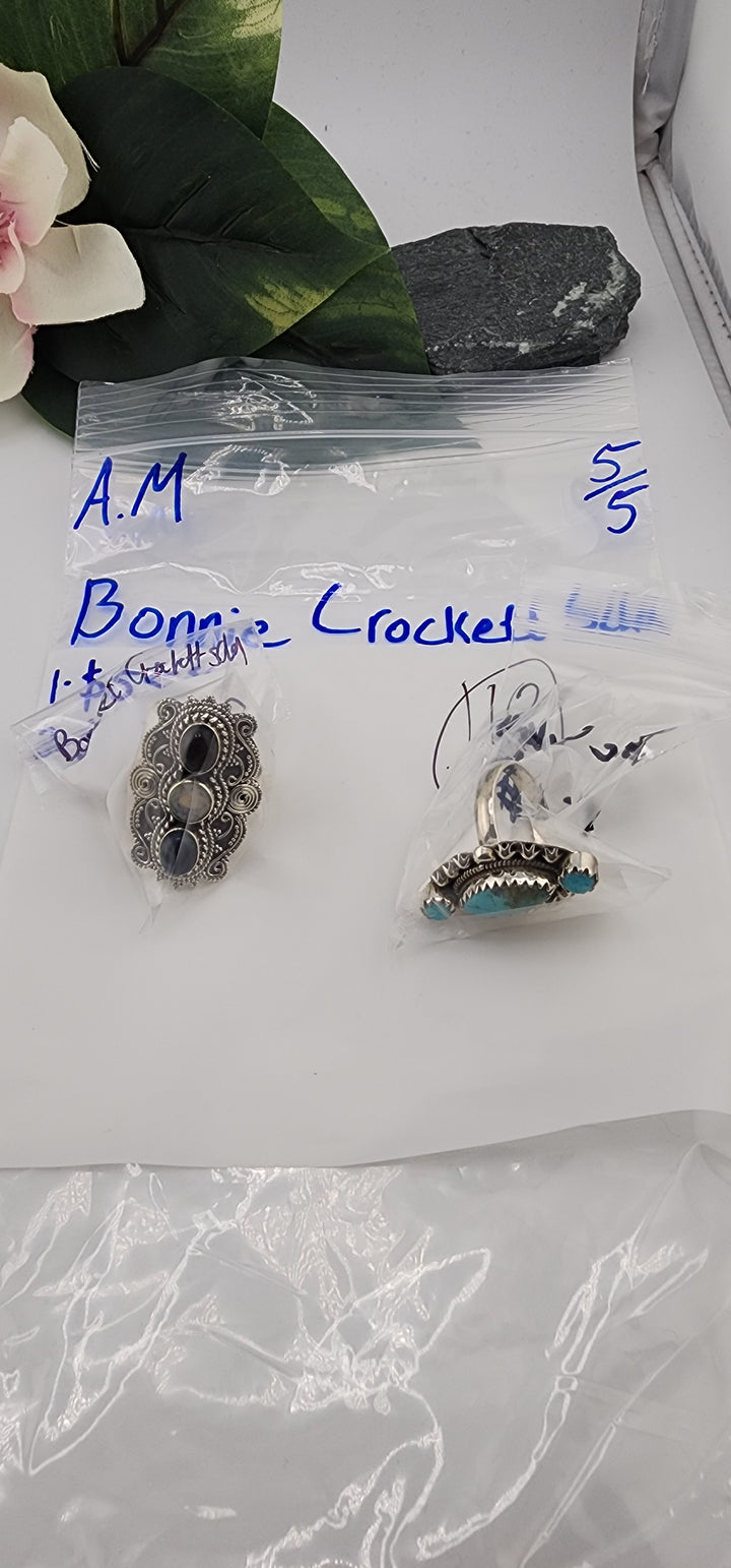 RESERVED FOR:  Bonnie Crockett Scha- 5/5/2025 tiktok A.M Live Show - 2 Sterling Silver Items