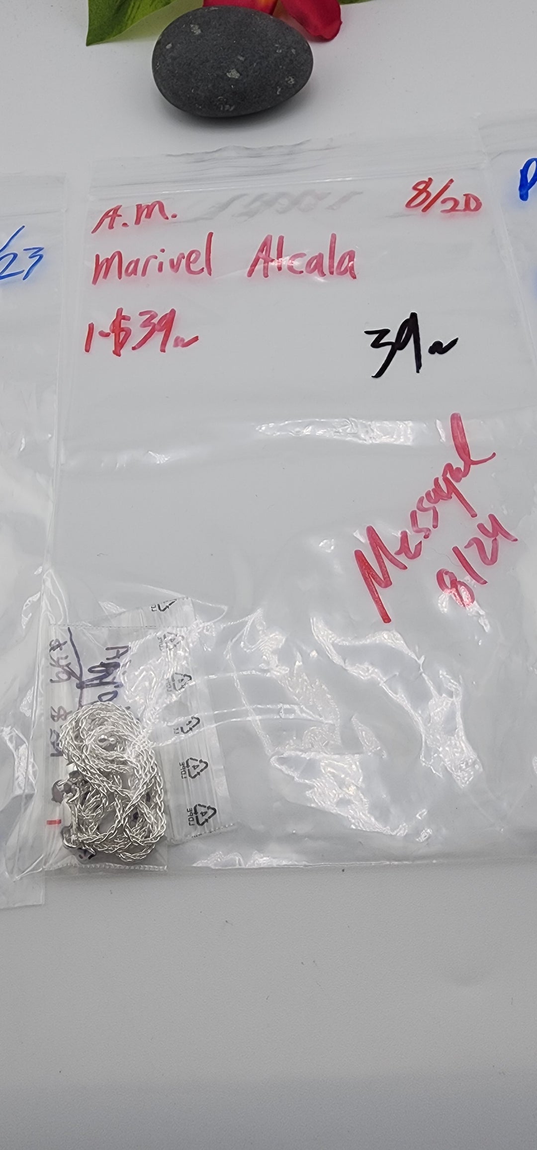 AM SHOW 48HR - RESERVED FOR: Marivel Alcala - 8/20/2025 FL tiktok Live Show - 1 Sterling Silver Items