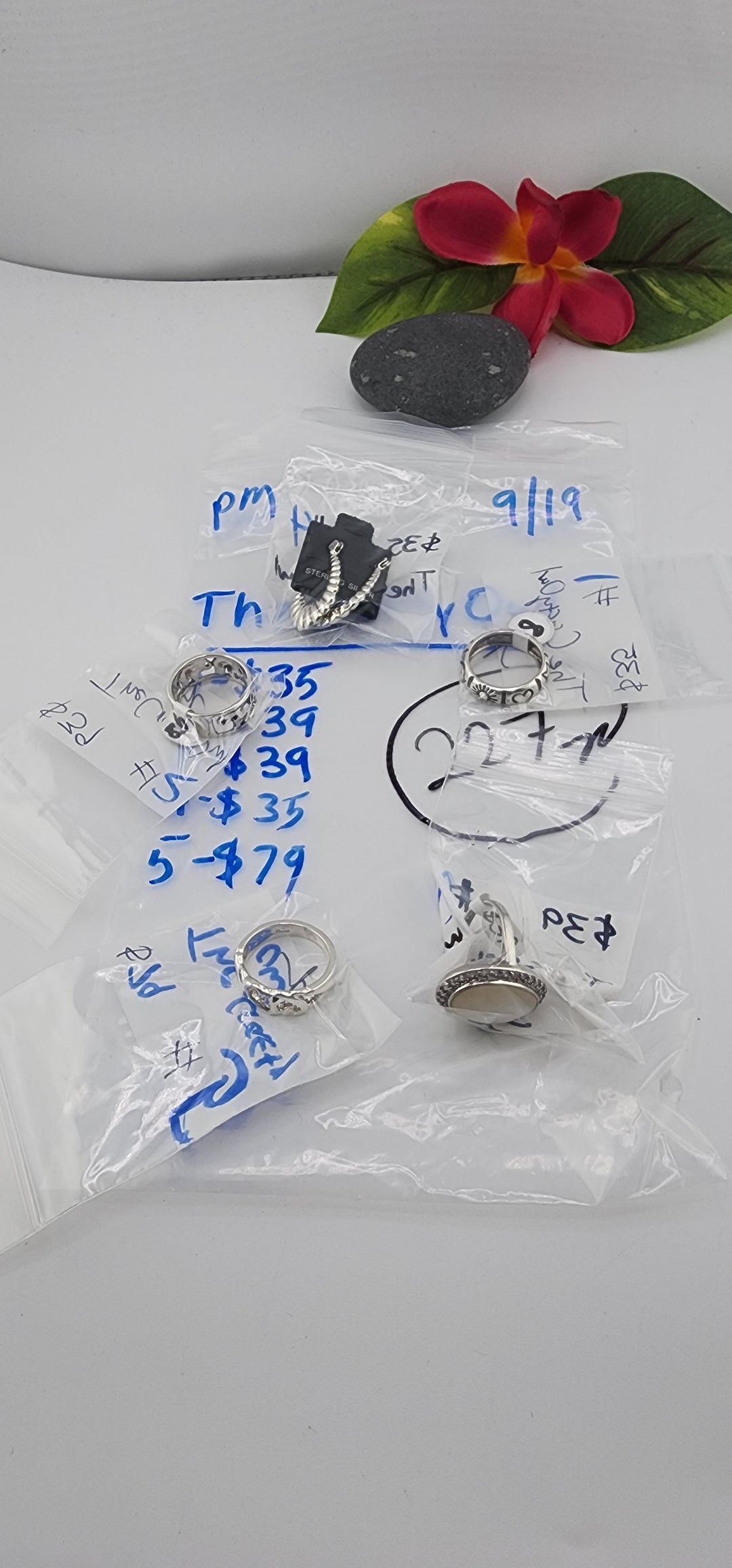 PM SHOW 48HR - RESERVED FOR: TheCraftyOwl  - 9/19/2025 FL tiktok Live Show - 5 Sterling Silver Items